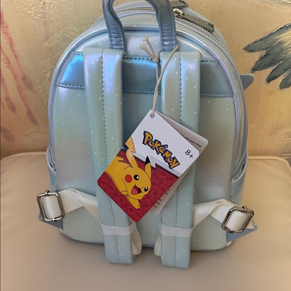 Loungefly Pokémon Ice Type Winter mini Backpack iridescent New! hard Tag - Picture 8 of 9